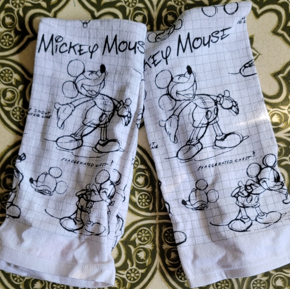 Mickey mouse decorative towels